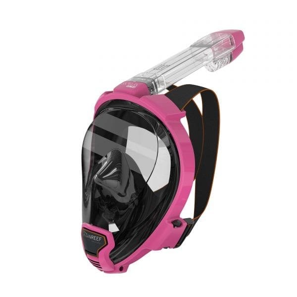 ARIA QR FULL FACE SNORKELING MASK-Pink