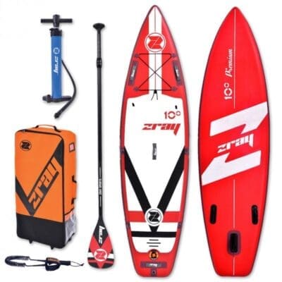 ZRAY Fury 10' Inflatable SUP board complete package