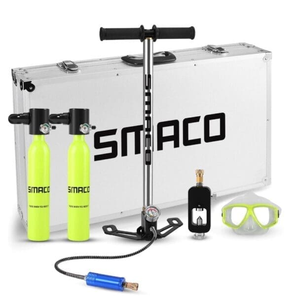 SMACO S300 Scuba Diving Oxygen Two oxygen cylinder Air Tank Full Set