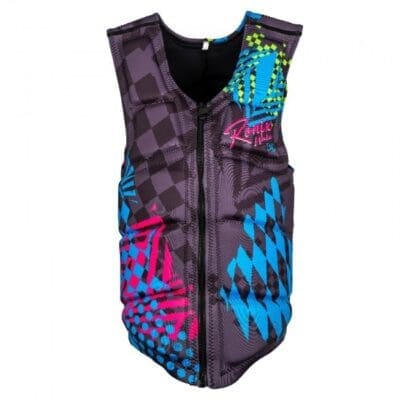 Ronix Party Athletic Cut - Impact Vest - Black / Pink / Blue