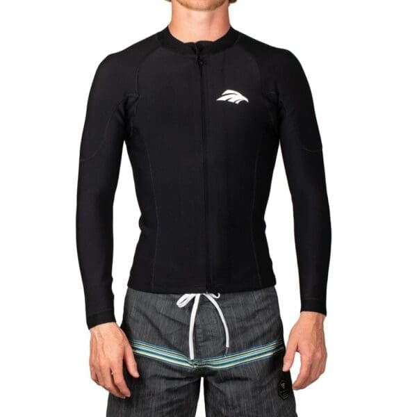 Masterline Eagle Long Sleeve Free Flex Heater Shirt-Front Zip