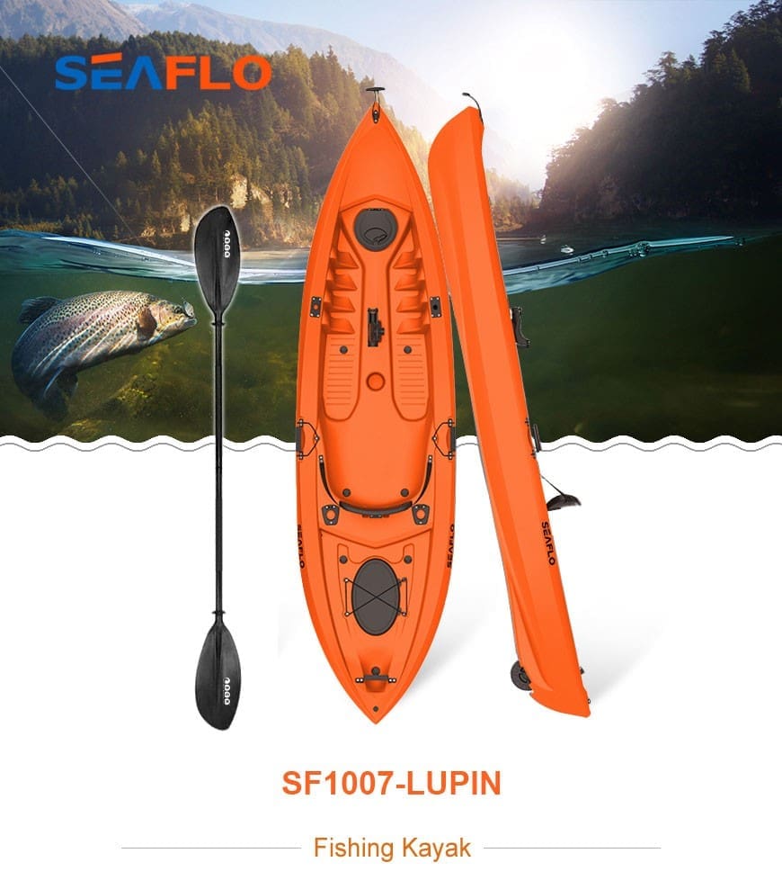 Seaflo LUPIN - Μονοθέσιο καγιάκ για ψάρεμα-Set