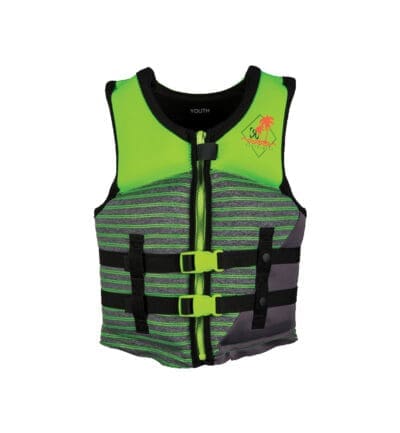 Ronix Vision - Boy's CGA Life Vest - Lime Heather - Yth ( 50-90lbs )