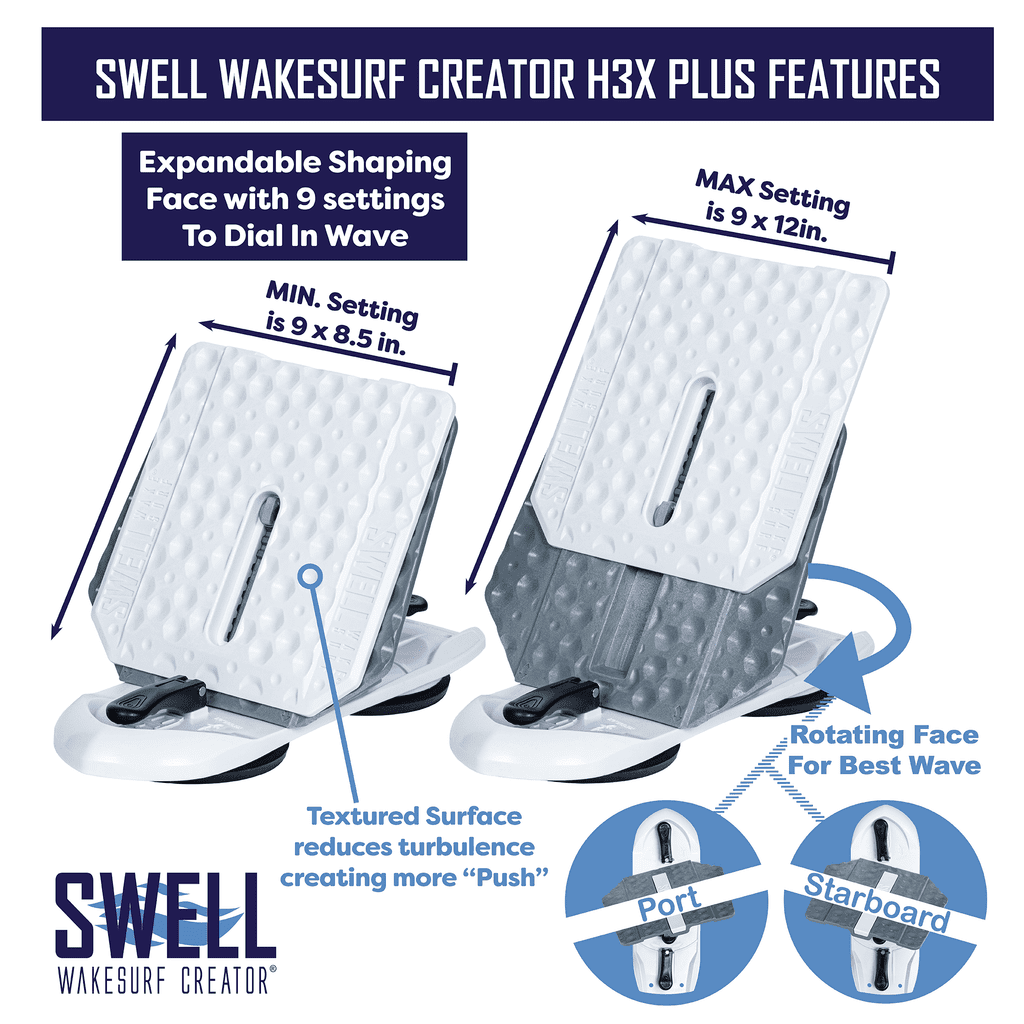 Swell Wakesurf Creator H3X Plus Wake Shaper