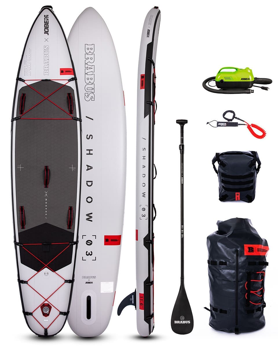 Jobe BRABUS X Shadow 11.6 Limited Edition Inflatable Paddle Board Package